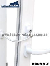 Блокиртор с тросом на окна ПВХ от детей